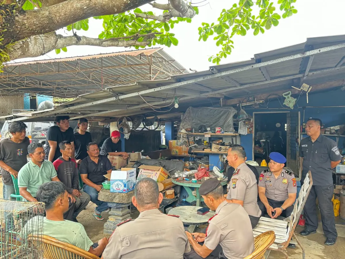 Wujudkan Program Poliran, Polres Basel dan Bengkel Mega Motor Latih Keterampilan Kerja